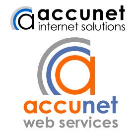 AccuNet logo over time