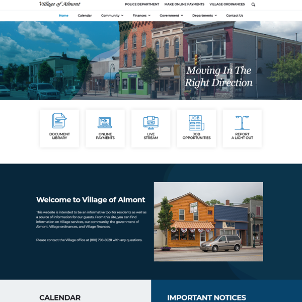 Village of Amont Website
