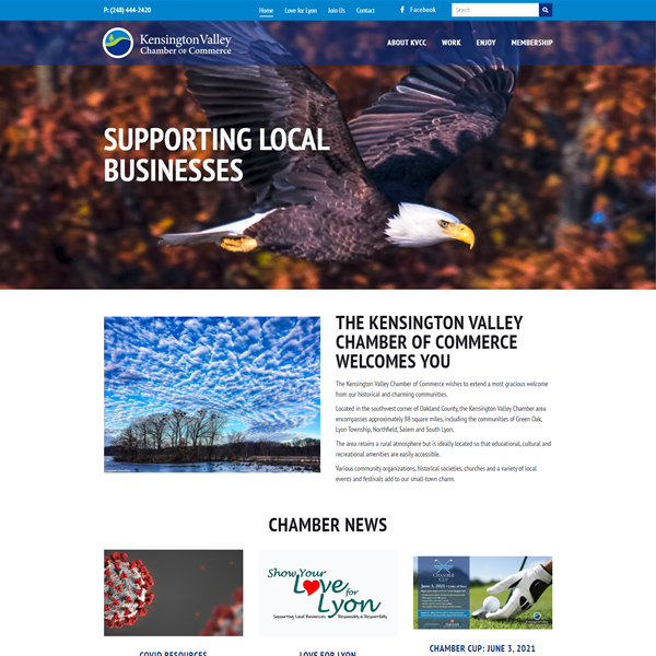 Kensington Valley Chamber of Commerce Website