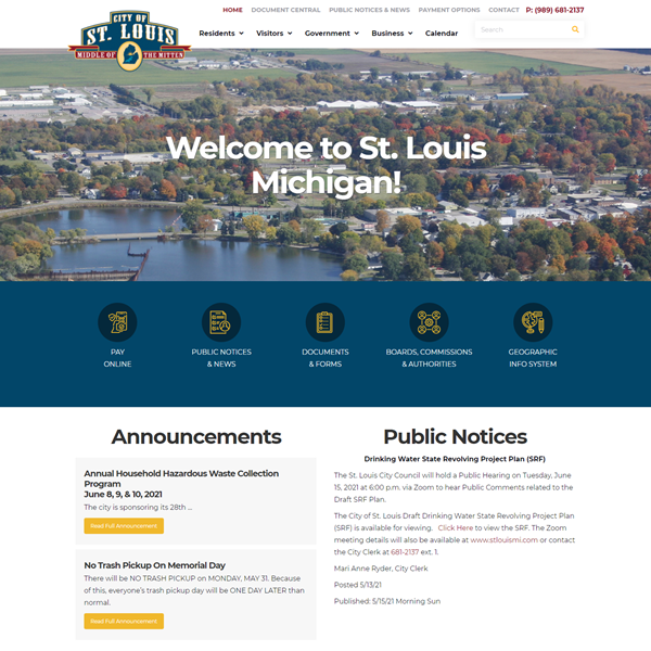 City of St. Louis Website