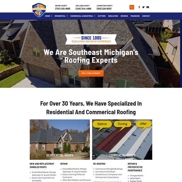 Weatherguard Roofing Website