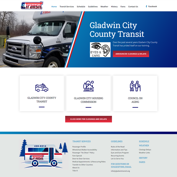 Gladwin County City Transit Website